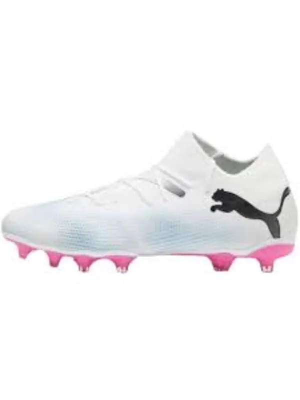 Кроссовки future 7 match fg/ag 'white pink' Puma — изображение 1 из 3, белый/розовый