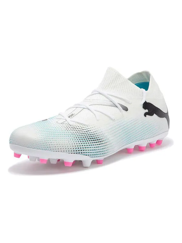 Кроссовки future 7 match mg cleats 'white blue pink' Puma — изображение 3 из 4, белый/синий/розовый