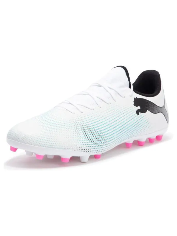 Кроссовки future 7 play mg cleats 'white blue pink' Puma — изображение 3 из 4, белый/синий/розовый