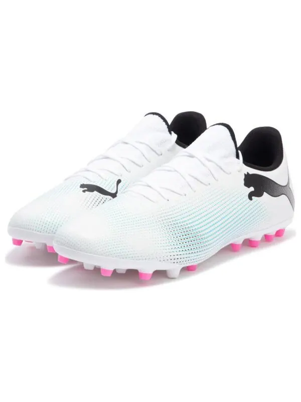 Кроссовки future 7 play mg cleats 'white blue pink' Puma — изображение 4 из 4, белый/синий/розовый