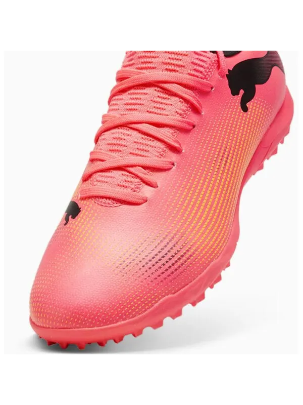 Кроссовки future 7 play mg soccer shoes 'pink' Puma — изображение 3 из 4, розовый/оранжевый/черный