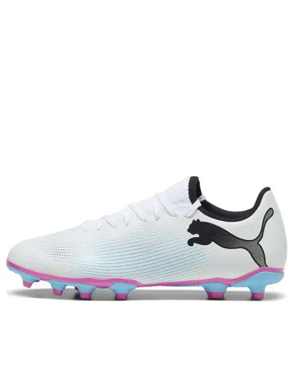 Кроссовки future 7 play fg/ag 'white black pink' Puma — изображение 1 из 1, белый/черный/розовый