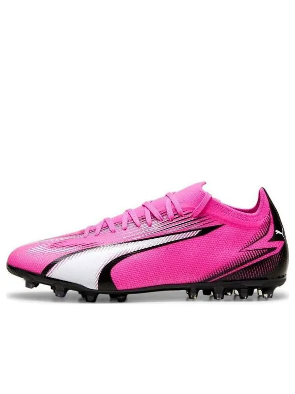 Кроссовки ultra match mg track shoes 'pink white black' Puma — изображение 1 из 4, розовый белый черный