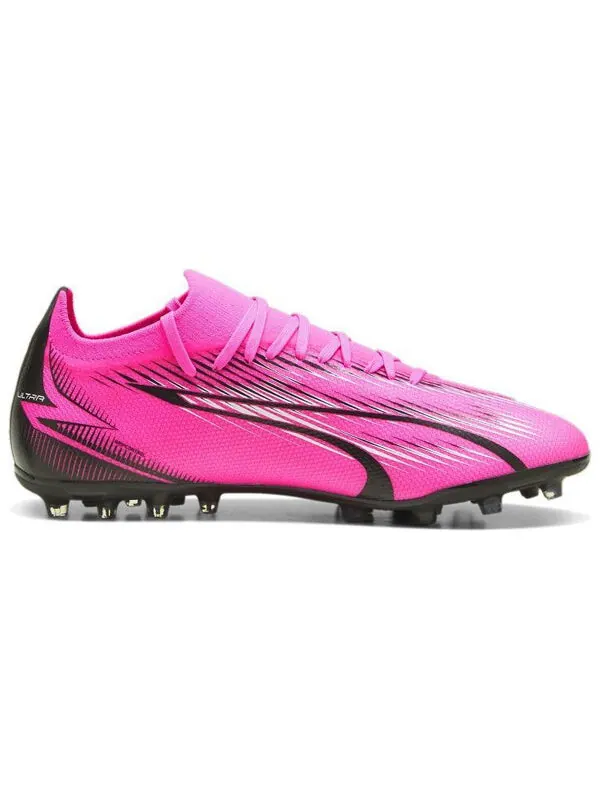 Кроссовки ultra match mg track shoes 'pink white black' Puma — изображение 2 из 4, розовый белый черный