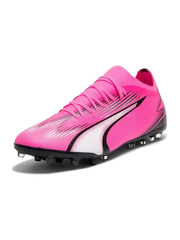 Кроссовки ultra match mg track shoes 'pink white black' Puma — изображение 3 из 4, розовый белый черный