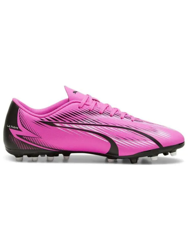 Кроссовки ultra play mg football boots 'pink white black' Puma — изображение 2 из 4, розовый/белый/черный