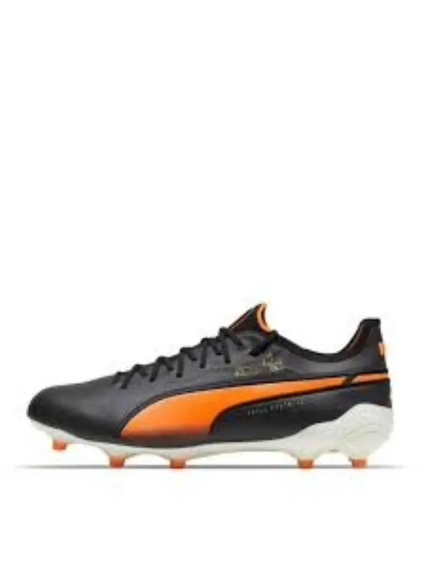 Кроссовки king ultimate cruyff fg/ag 'black orange' Puma — изображение 1 из 4, черный/оранжевый