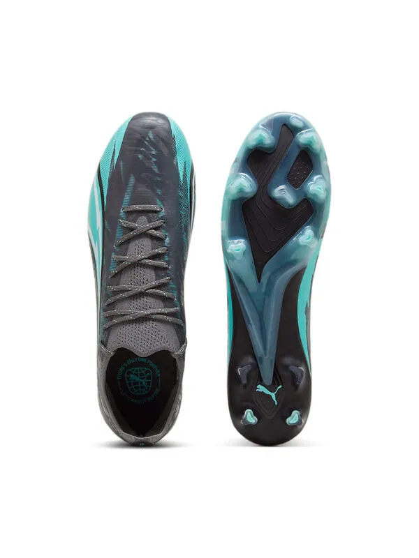 Кроссовки ultra ultimate fg ag 'rush pack' Puma — изображение 3 из 4, серый/белый/голубой
