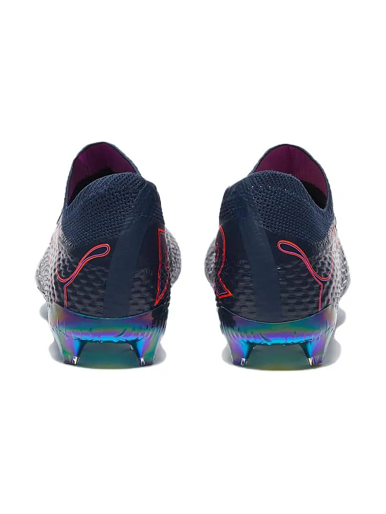 Кроссовки PUMA Future 7 Ultimate FG/AG Soccer Cleats 'Navy Pink Red' — изображение 5 из 6, синий