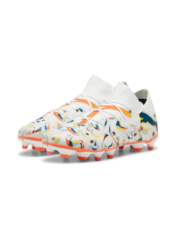 Кроссовки future 7 match creativity fg/ag 'beige multi' Puma — изображение 2 из 4, бежевый/белый