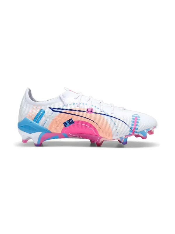 Кроссовки ultra 5 ultimate fg 'volume up pack' Puma — изображение 2 из 4, белый/синий/розовый