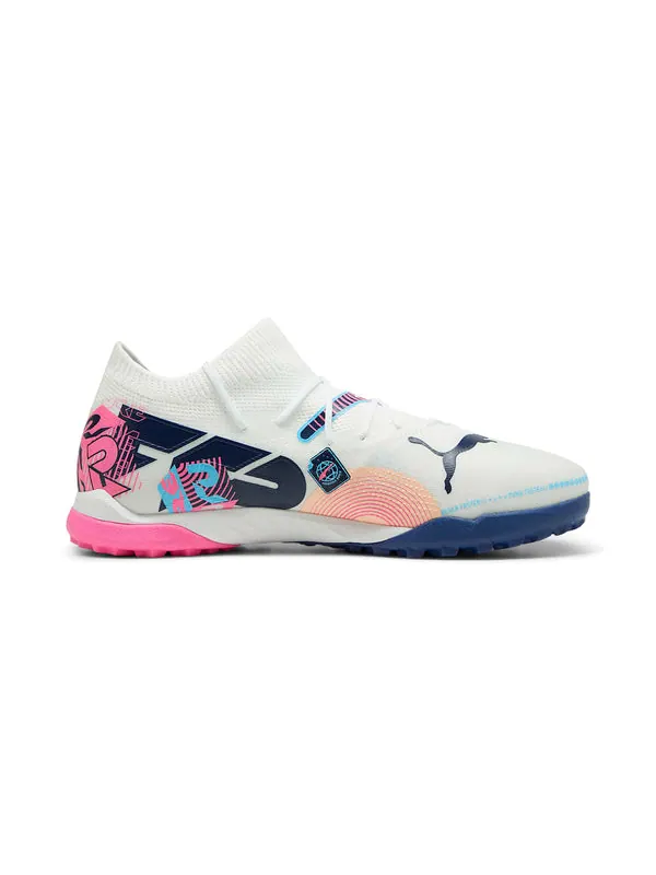Кроссовки future 7 match volume up tf 'white luminous blue pink' Puma — изображение 2 из 4, белый/синий/розовый