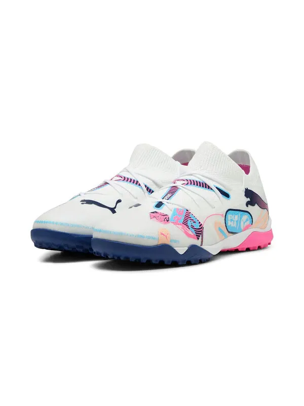 Кроссовки future 7 match volume up tf 'white luminous blue pink' Puma — изображение 3 из 4, белый/синий/розовый