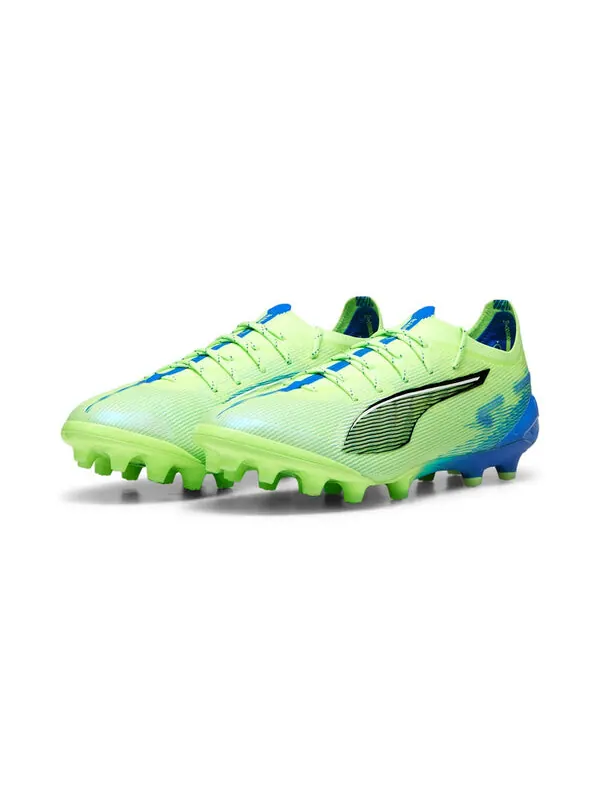 Кроссовки ultra 5 ultimate ag 'fizzy apple bluemazing' Puma — изображение 3 из 4, белый
