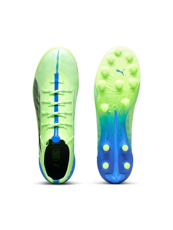 Кроссовки ultra 5 ultimate ag 'fizzy apple bluemazing' Puma — изображение 4 из 4, белый