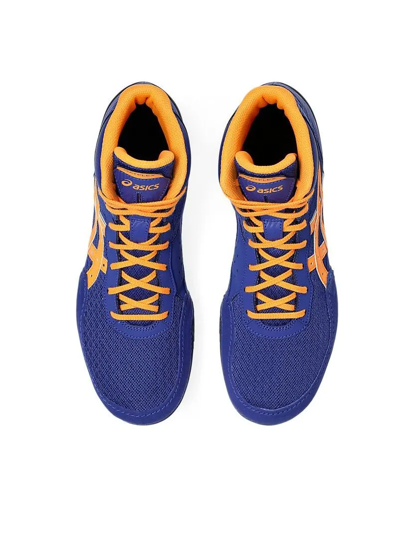 Кроссовки ASICS Matflex 7 'Dark Cobalt Orange Pop' — изображение 6 из 7, синий
