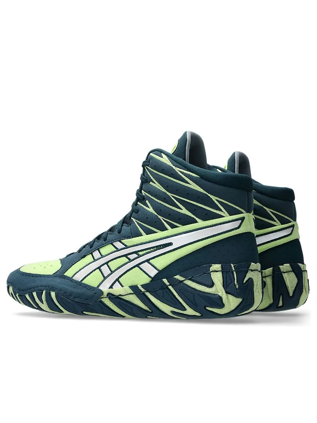 Asics Aggressor 6 'Tranquil Teal Lime Green' — изображение 5 из 7, зеленый