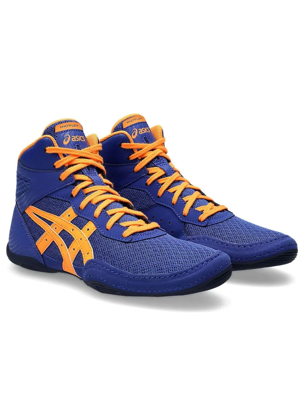 (GS) Asics Matflex 7 'Dark Cobalt Orange Pop' — изображение 3 из 7, темный/оранжевый