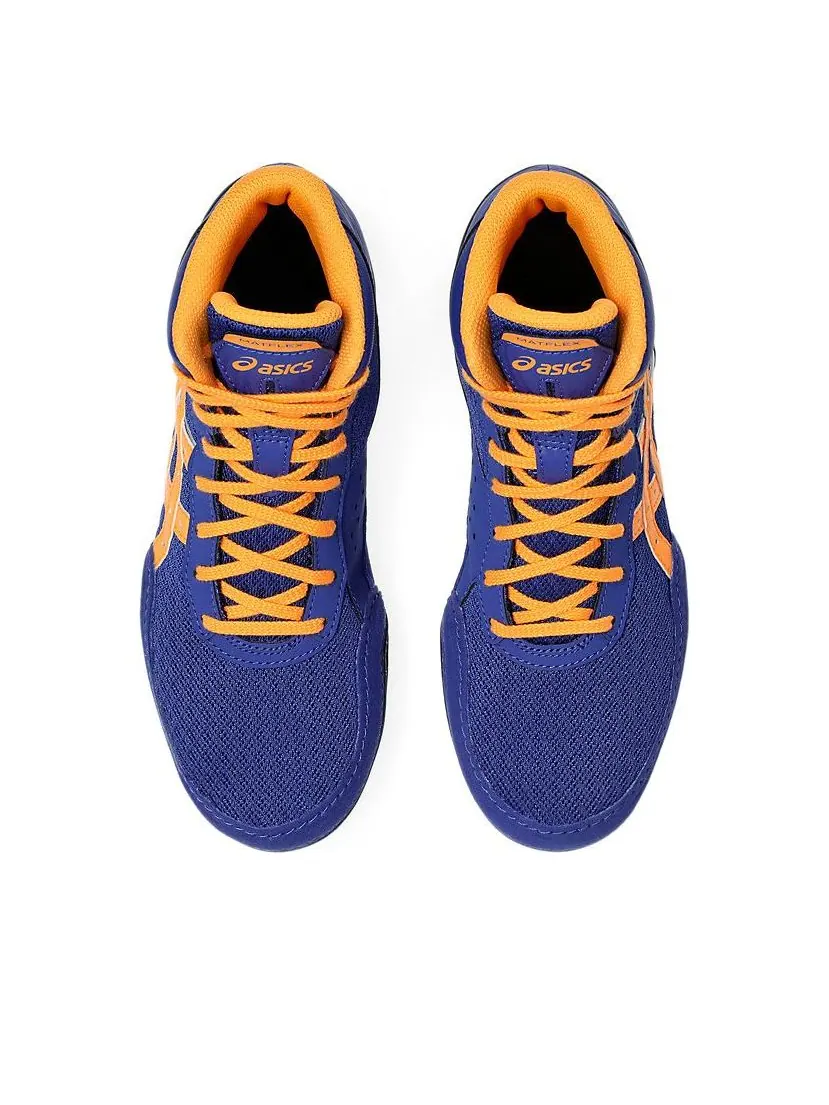 (GS) Asics Matflex 7 'Dark Cobalt Orange Pop' — изображение 6 из 7, темный/оранжевый