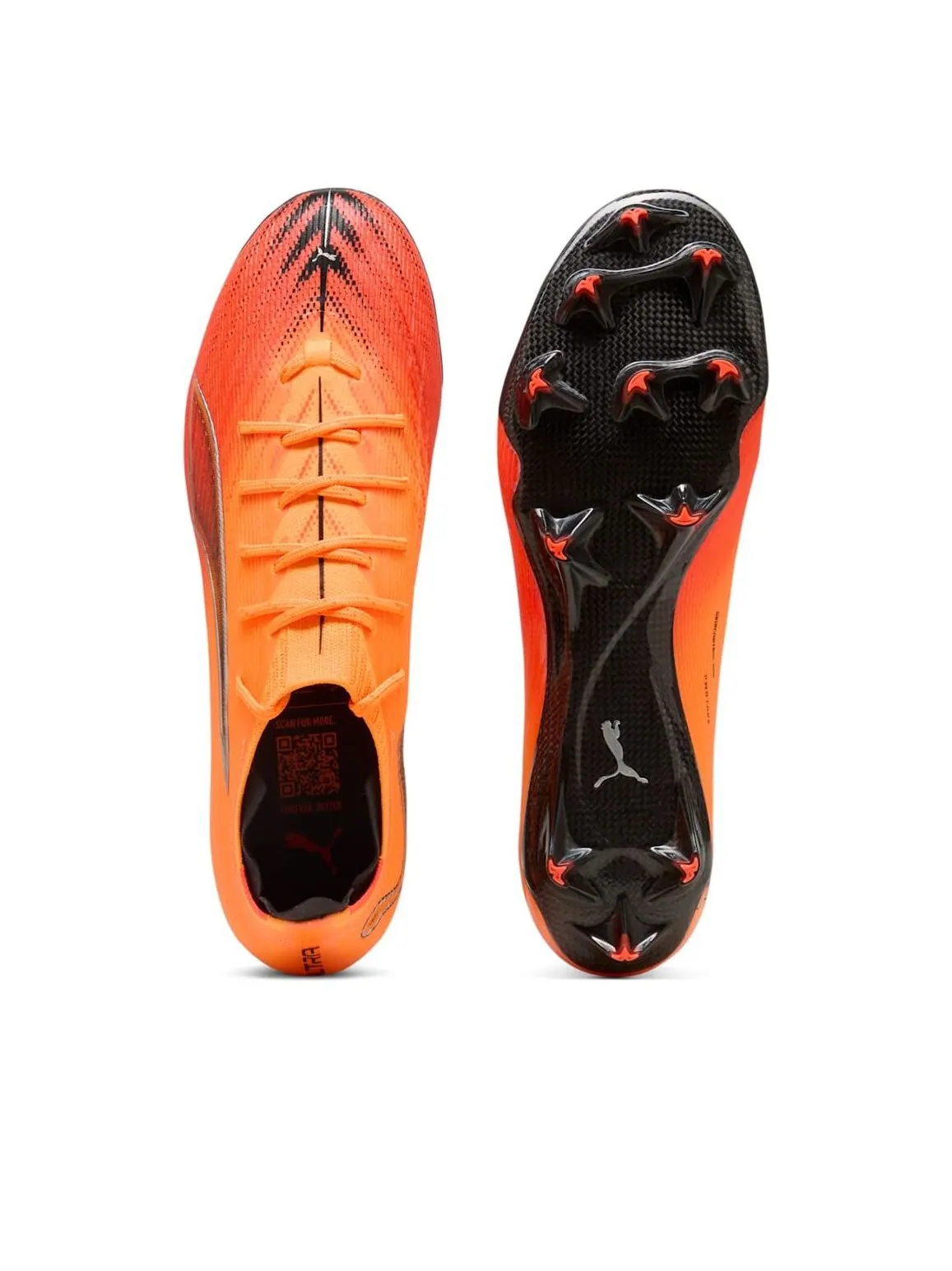 Кроссовки PUMA Ultra 6 Carbon FG 'Hot Pursuit Pack' — изображение 5 из 6, оранжевый