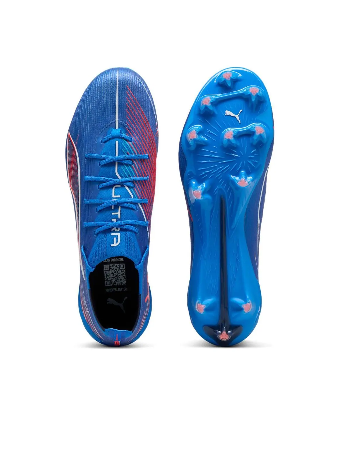 Футбольные бутсы Puma Ultra 6 Ultimate FG — изображение 3 из 6, синий/белый/красный