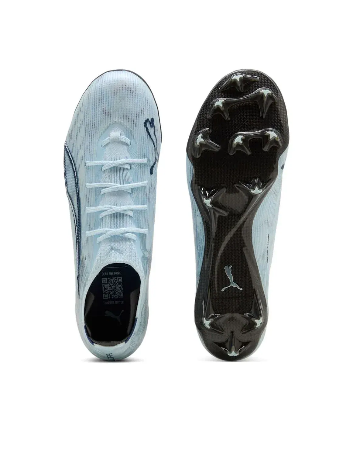 Кроссовки (WMNS) PUMA Ultra 6 Carbon 'Icy Blue PUMA White Blue Jewel' — изображение 3 из 6, синий
