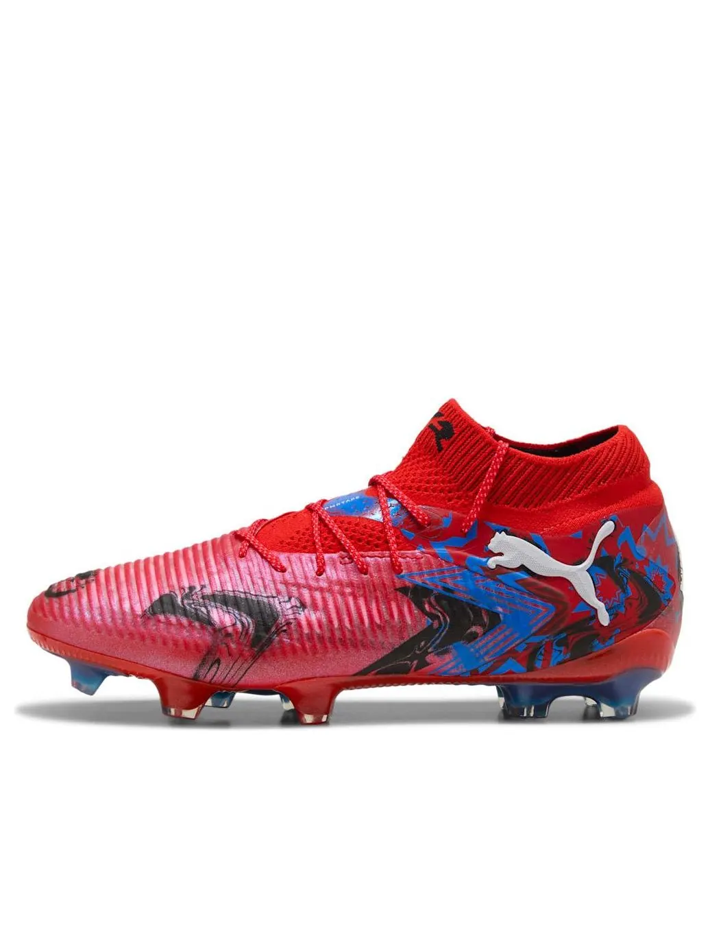 Кроссовки PUMA Future 8 Match Playmakers FG/AG 'PUMA Red PUMA Black Ultra Blue' — изображение 1 из 6, красный