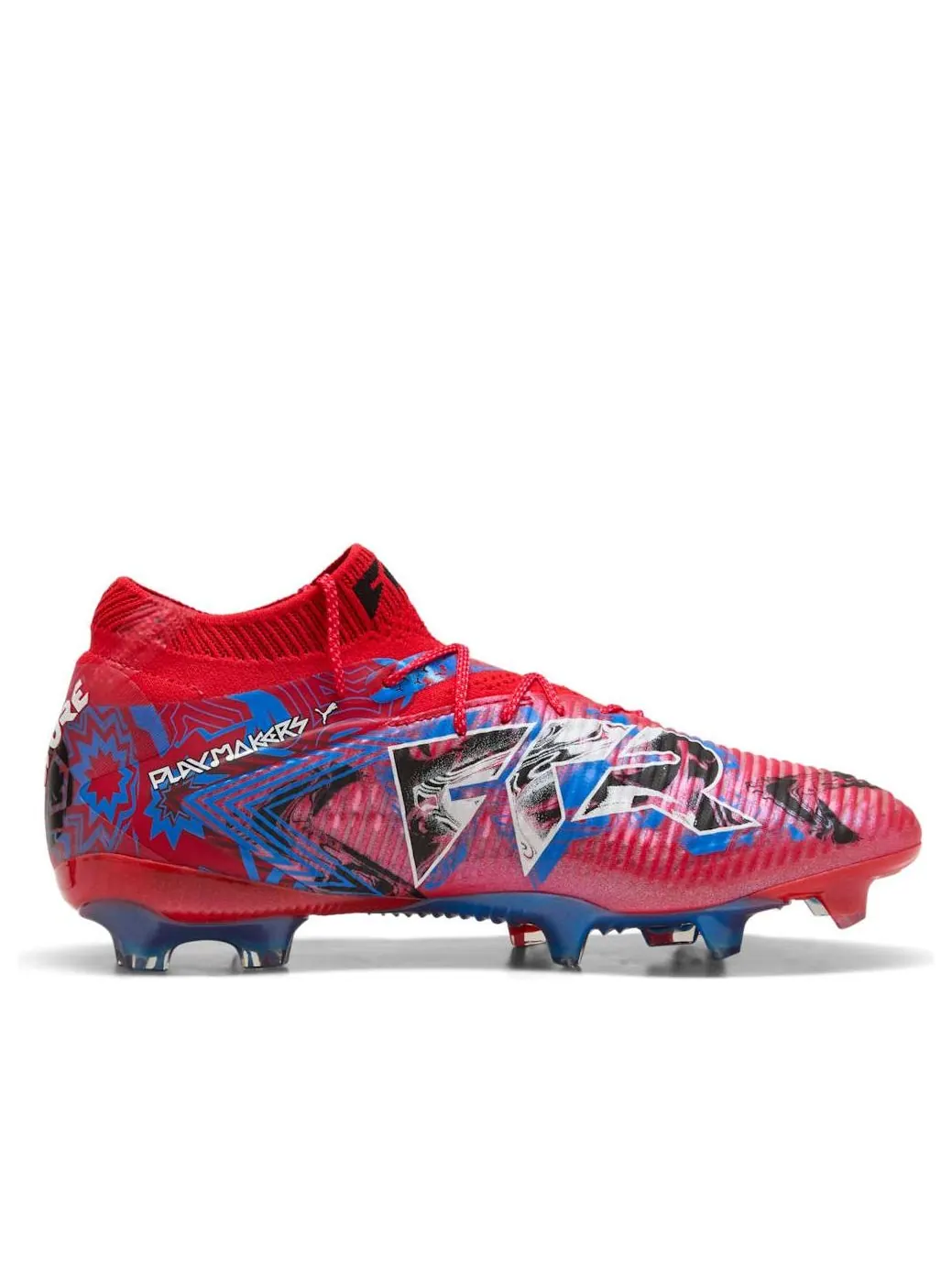 Кроссовки PUMA Future 8 Match Playmakers FG/AG 'PUMA Red PUMA Black Ultra Blue' — изображение 6 из 6, красный