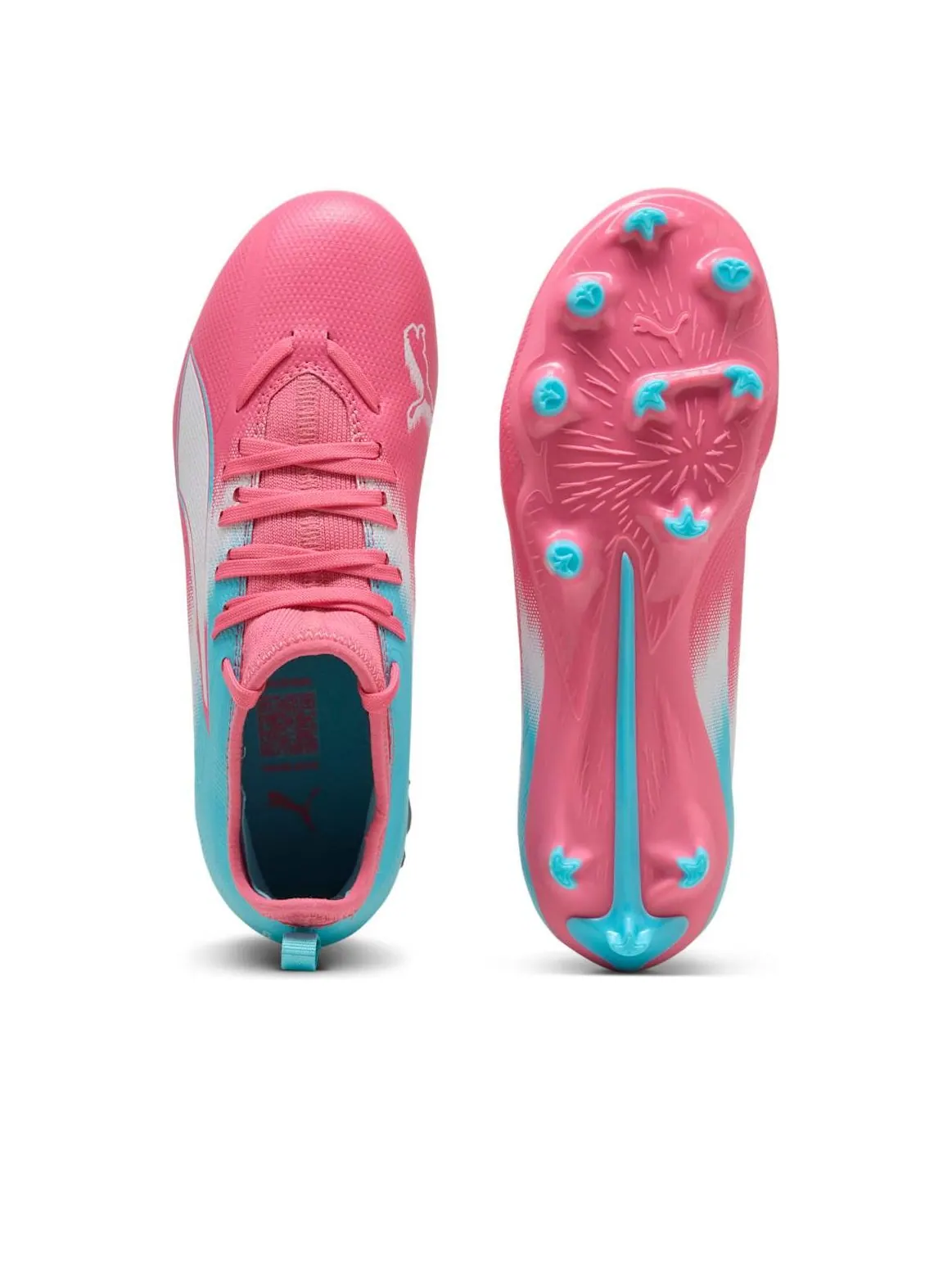 Кроссовки (GS) PUMA Ultra Match 6 FG AG 'Recharge Pack' — изображение 5 из 6, розовый