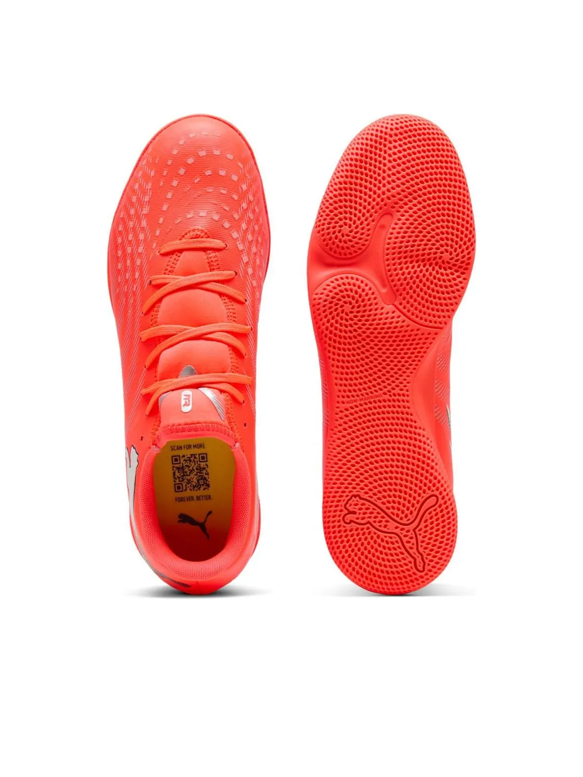 Футбольные кроссовки Puma Future 9 Play It 'Red Silver Metallic' — изображение 5 из 6