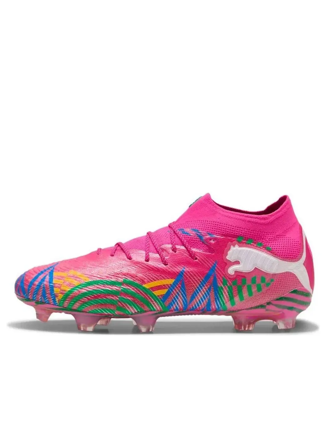 Кроссовки PUMA Future 9 Ultimate Ca Mx FG 'Ravish Grassy Green Racing Blue' 109060-01 — изображение 1 из 6, розовый