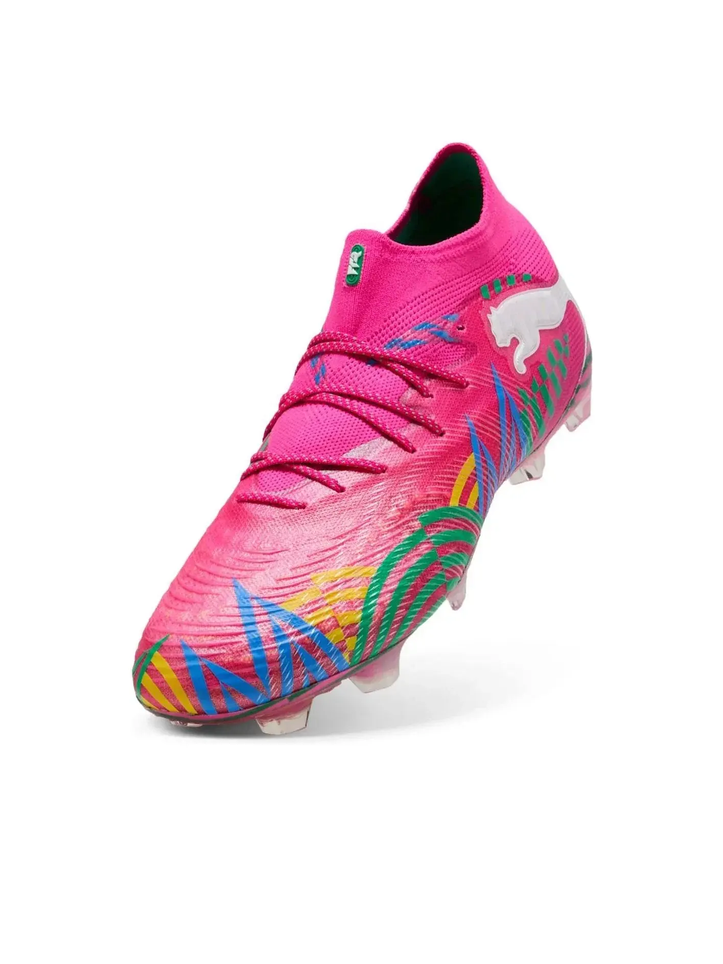 Кроссовки PUMA Future 9 Ultimate Ca Mx FG 'Ravish Grassy Green Racing Blue' 109060-01 — изображение 5 из 6, розовый