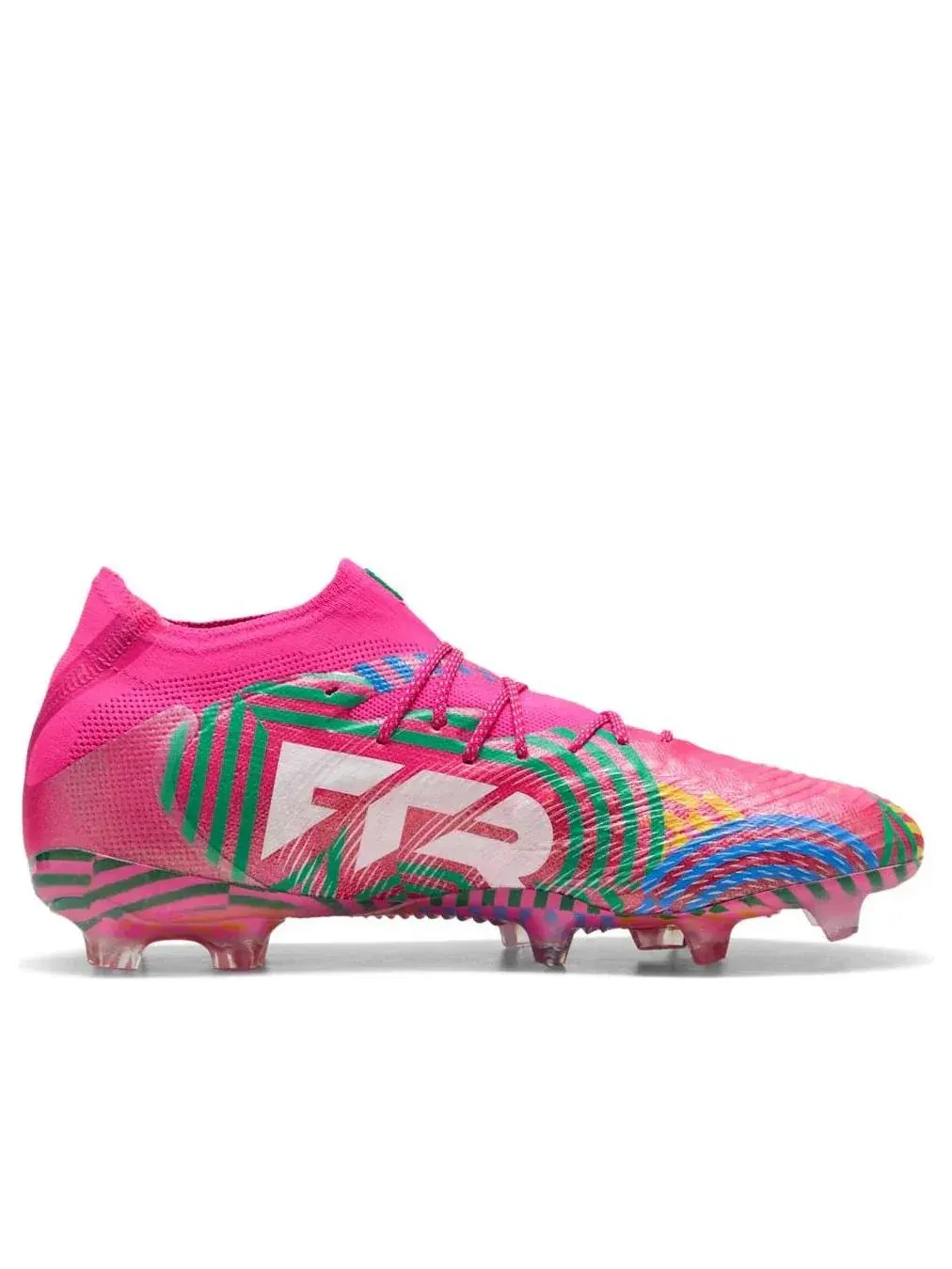 Кроссовки PUMA Future 9 Ultimate Ca Mx FG 'Ravish Grassy Green Racing Blue' 109060-01 — изображение 6 из 6, розовый