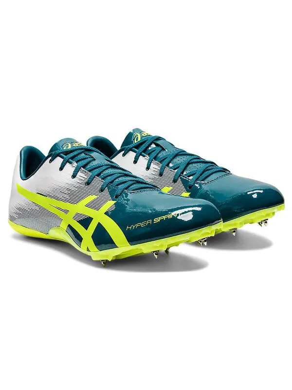 Кроссовки hypersprint 7 дн. Asics — изображение 3 из 4, белый/зеленый