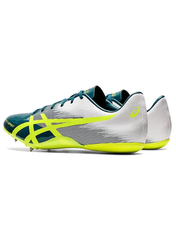 Кроссовки hypersprint 7 дн. Asics — изображение 4 из 4, белый/зеленый