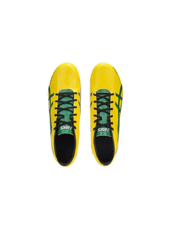 Кроссовки hyper sprint 7 кроссовки для бега Asics — изображение 3 из 4, желтый/черный/зеленый