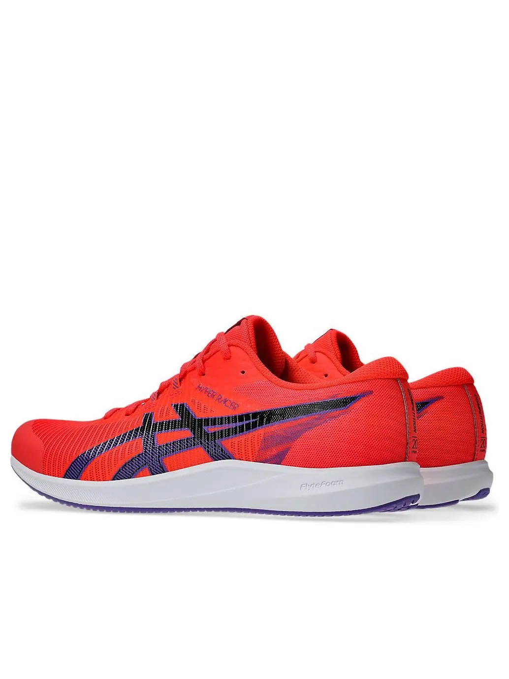 Asics Hyper Racer 'Flash Red Black' — изображение 4 из 7, красный/черный/белый