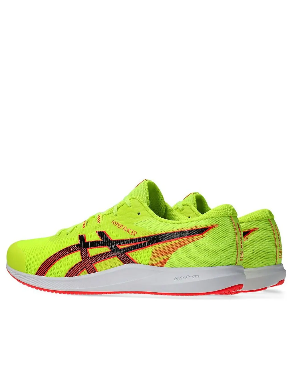 Кроссовки ASICS Hyper Racer 'Safety Yellow Black' — изображение 4 из 7, желтый