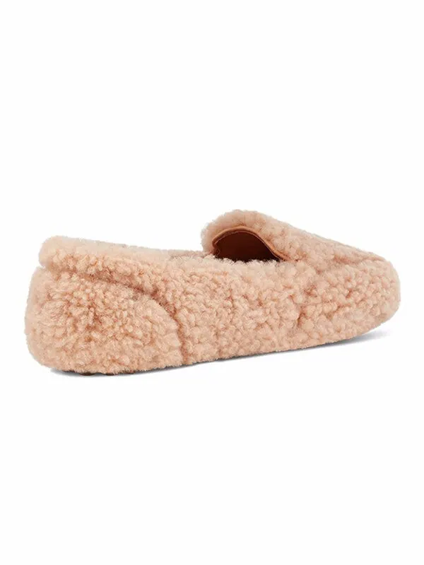 Тапочки hailey fluff loafer slip on Ugg — изображение 4 из 4, розовый