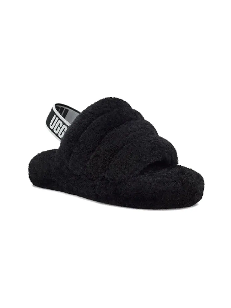 (P.S.) UGG Fluff Yeah Slide 'Black' — изображение 3 из 6, черный