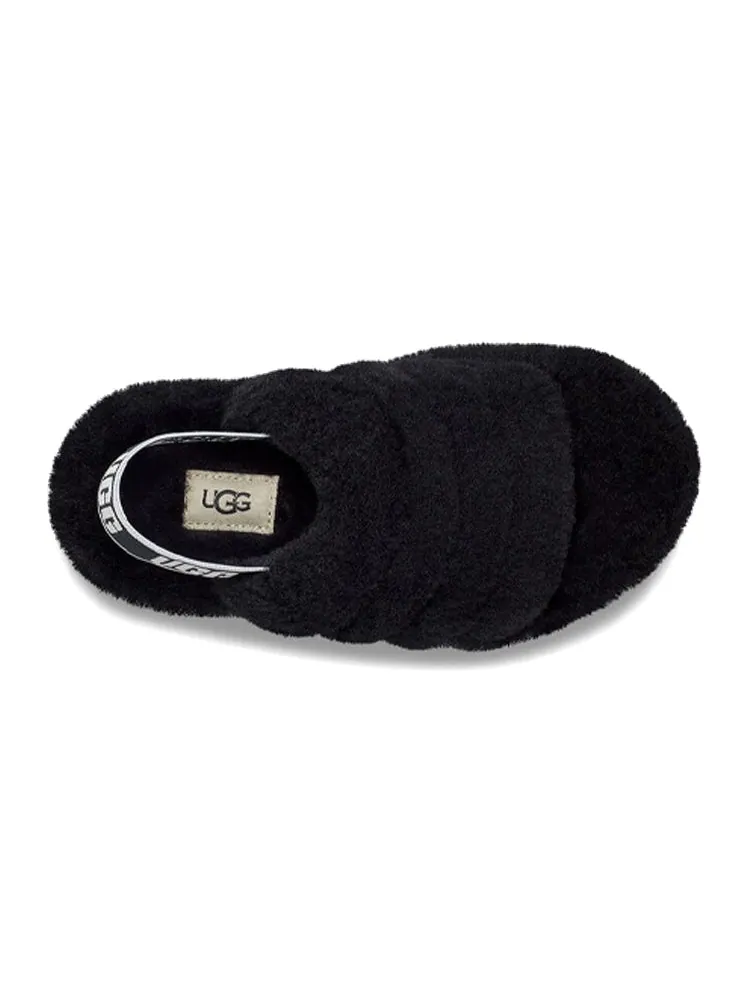 (P.S.) UGG Fluff Yeah Slide 'Black' — изображение 4 из 6, черный