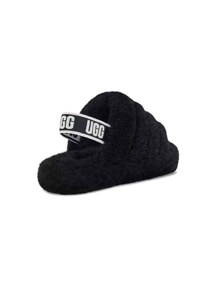 (P.S.) UGG Fluff Yeah Slide 'Black' — изображение 5 из 6, черный