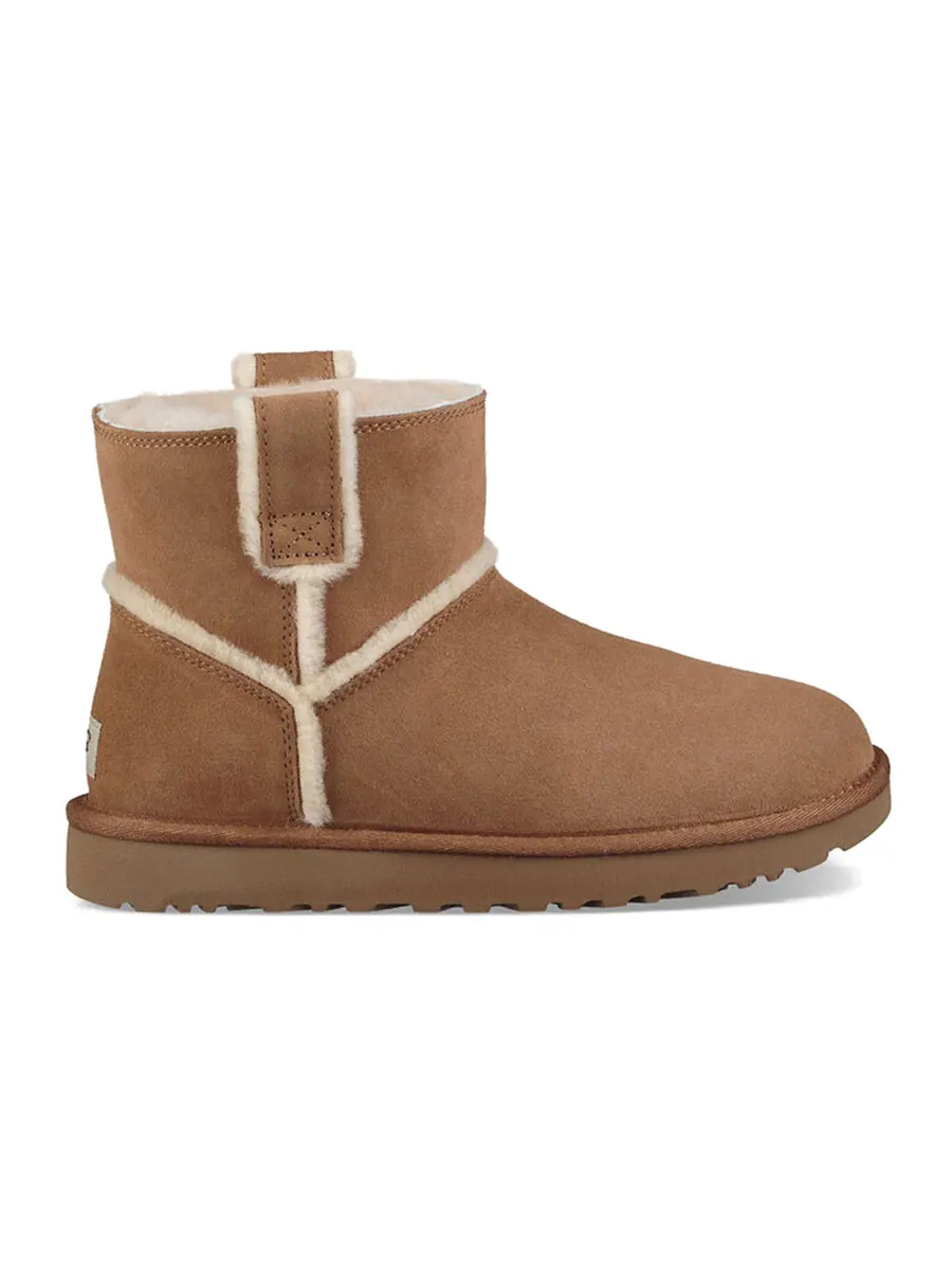Ботинки зимние UGG WMNS Classic Mini — изображение 3 из 7, коричневый