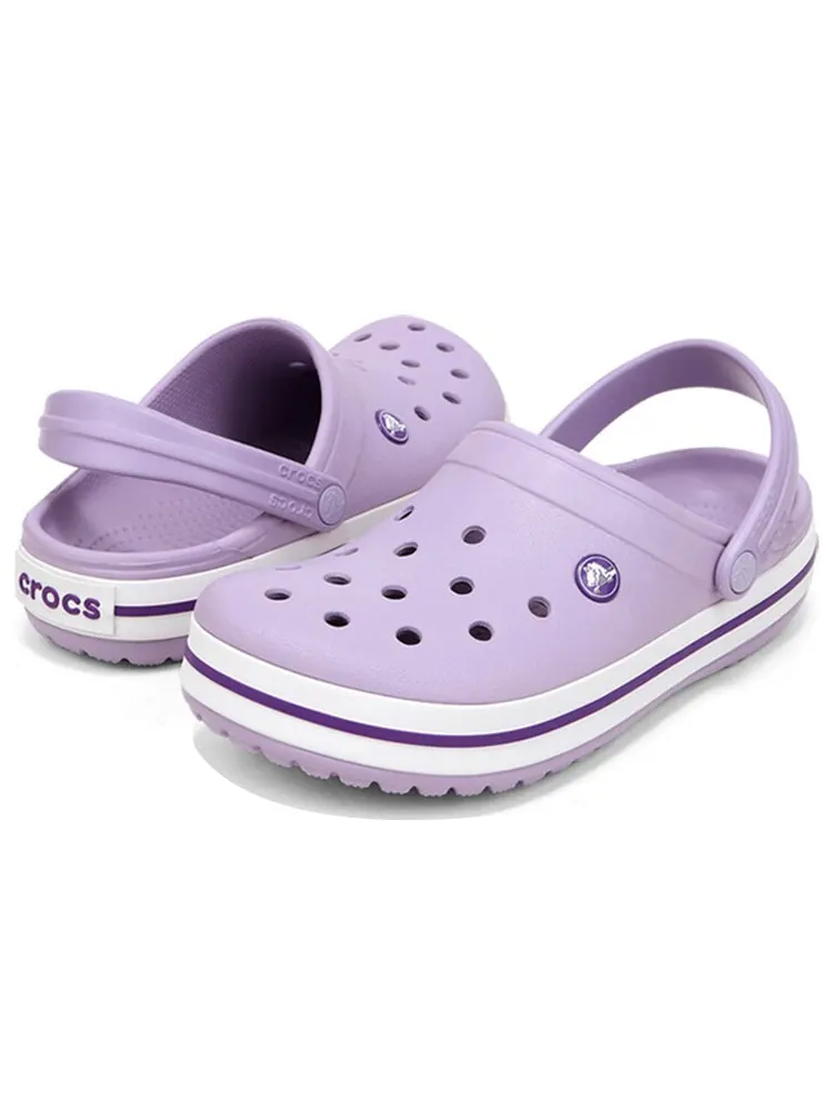 Сандалии Crocs Classic Bayaband Clog 'Purple' — изображение 5 из 7, фиолетовый