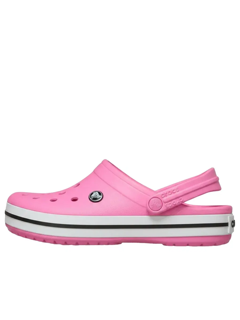 Женские сандалии-клоги с закрытым мысом Crocs Classic Bayaband Clog Pink Lemonade — изображение 1 из 3, розовый