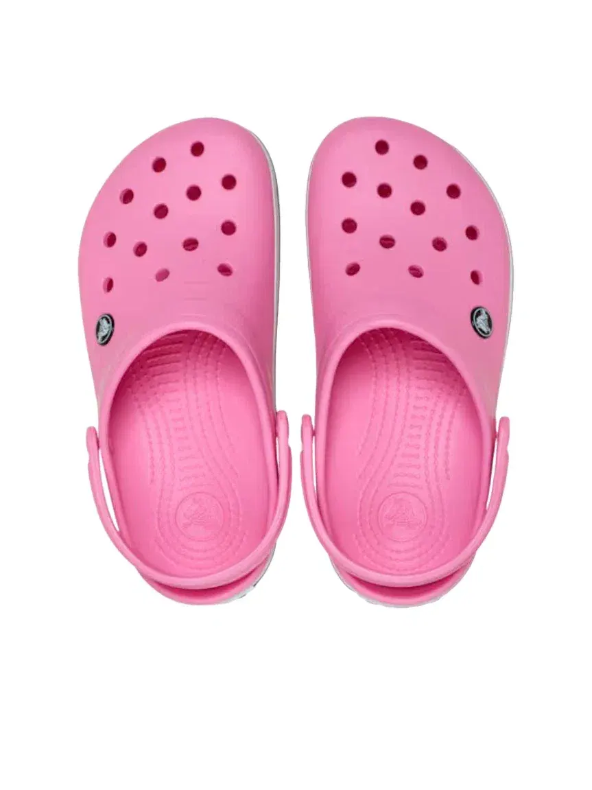 Женские сандалии-клоги с закрытым мысом Crocs Classic Bayaband Clog Pink Lemonade — изображение 2 из 3, розовый