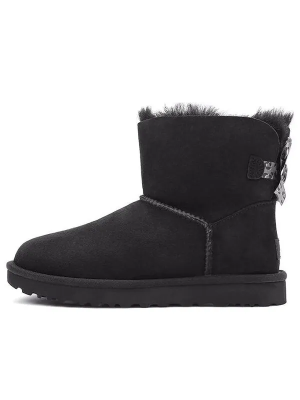 Кроссовки мини bailey bow ii exotic boot Ugg — изображение 1 из 4, черный