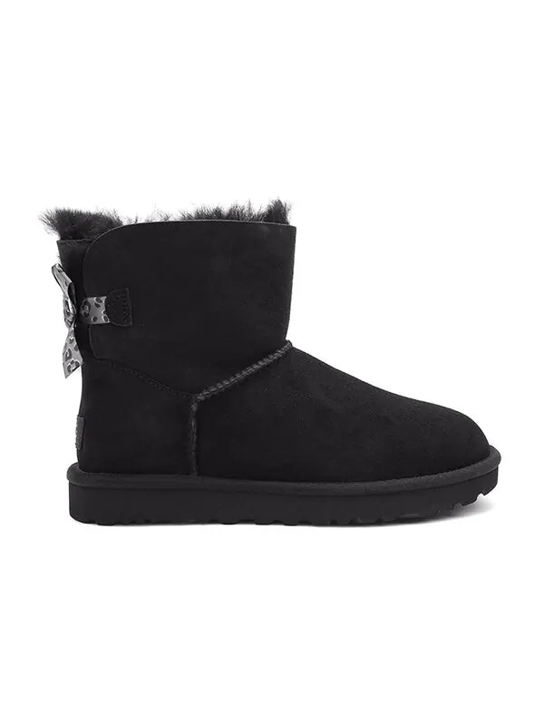 Кроссовки мини bailey bow ii exotic boot Ugg — изображение 2 из 4, черный