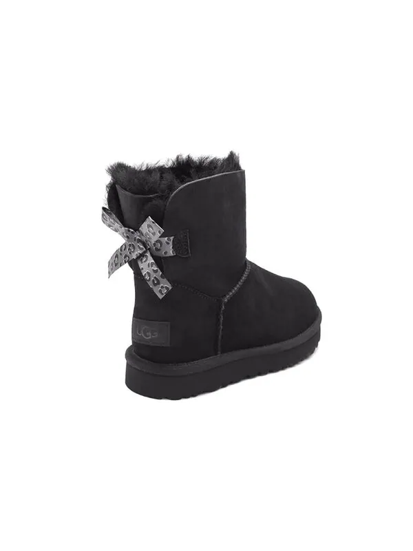 Кроссовки мини bailey bow ii exotic boot Ugg — изображение 3 из 4, черный