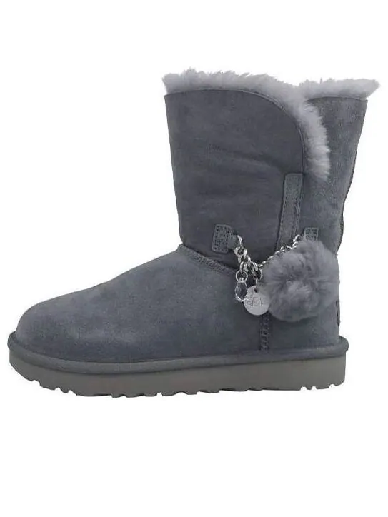 Ботинки зимние UGG Classic с мини-подвесками — изображение 1 из 4, синий/серый